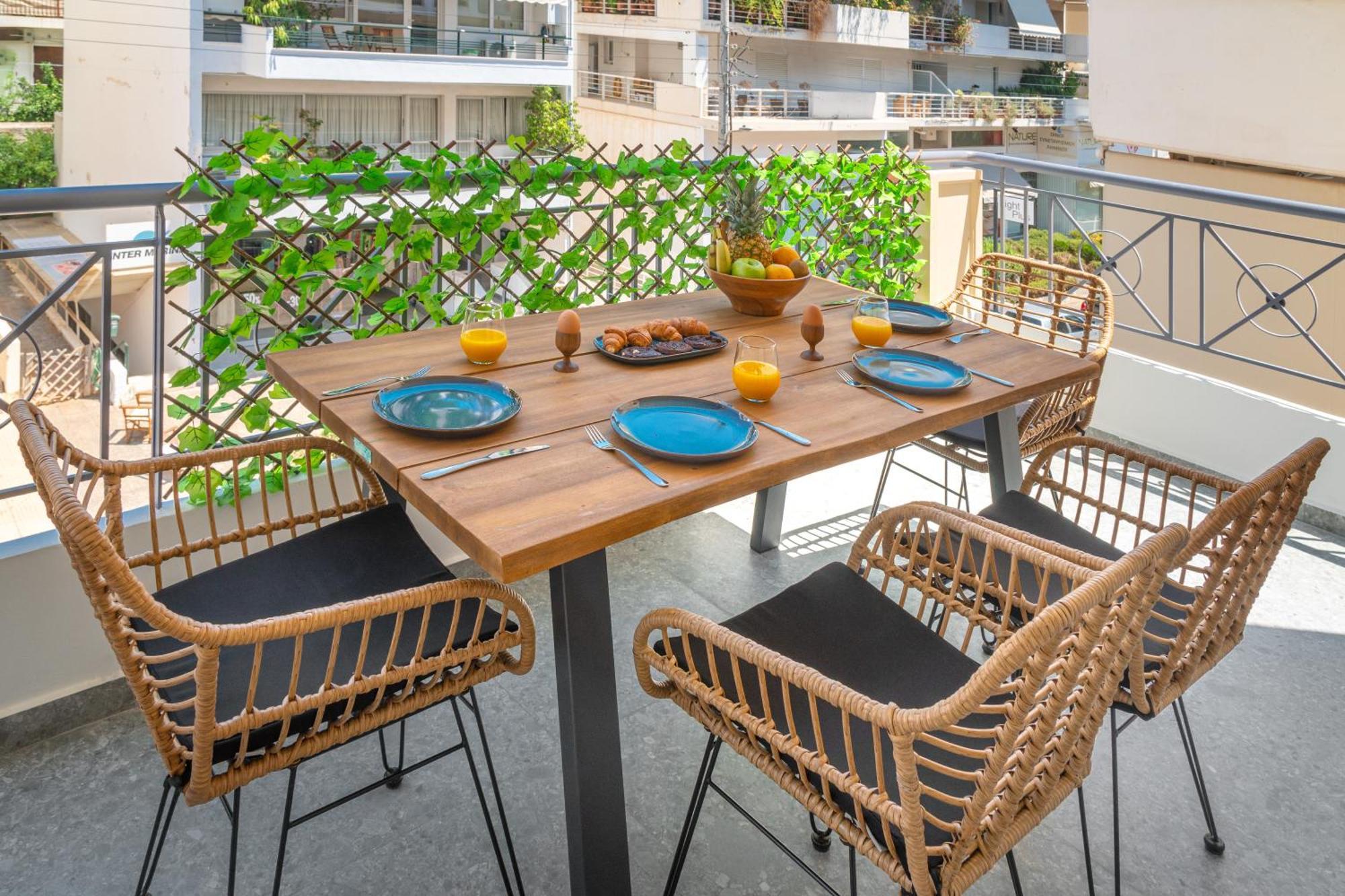 Luxurious Coastal Retreat In Central Glyfada Aten Exteriör bild