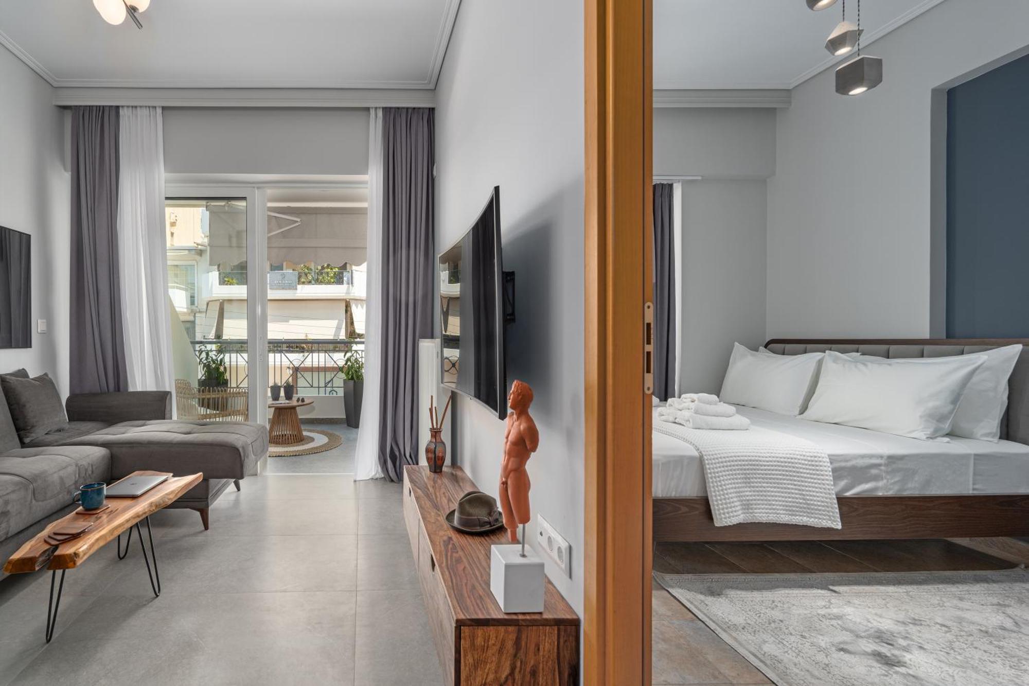 Luxurious Coastal Retreat In Central Glyfada Aten Exteriör bild